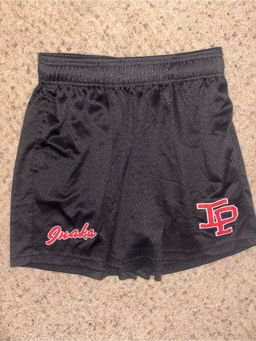Eric Emanuel Black Athletic Shorts inka power